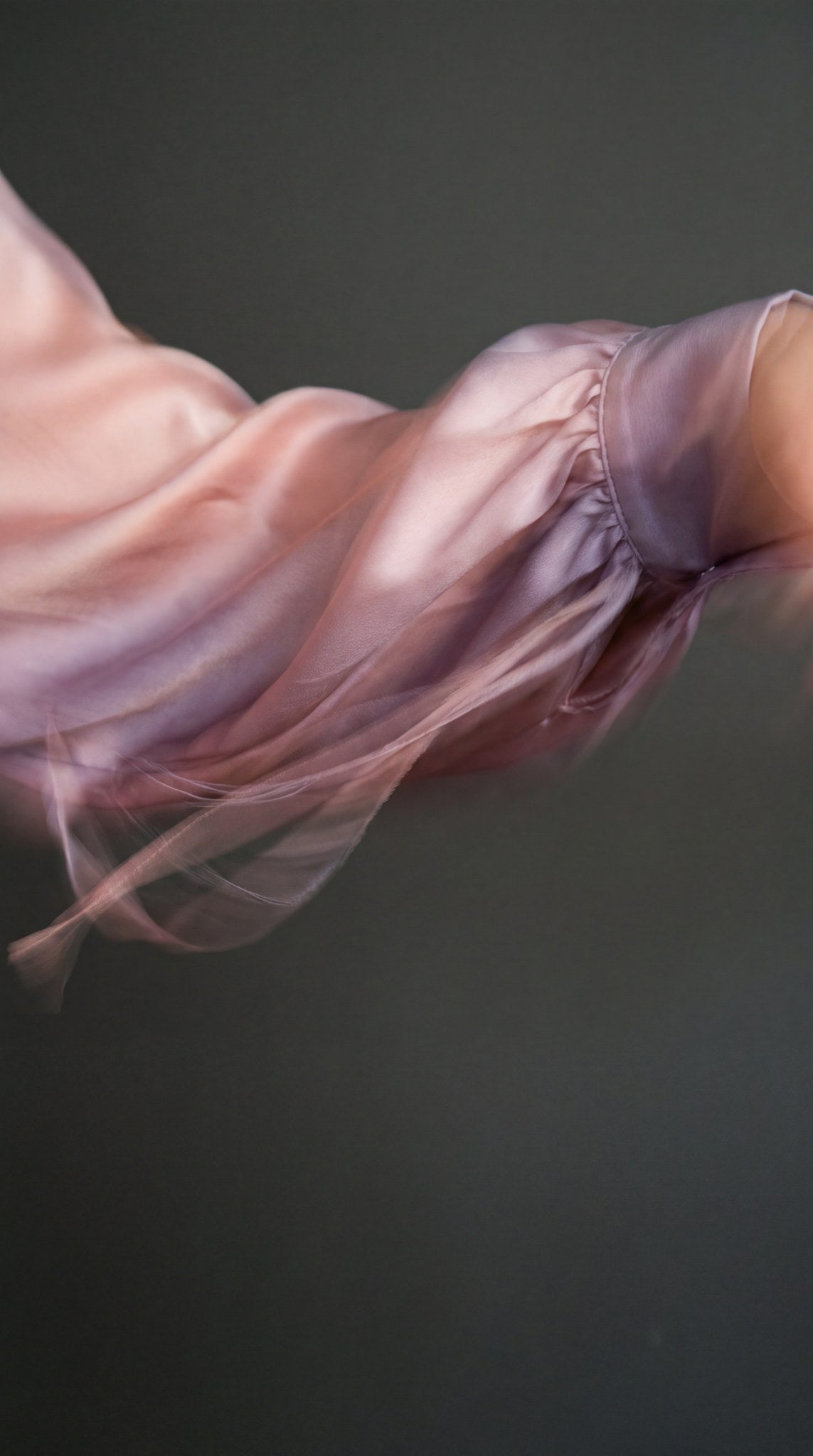 Silk Motion Abstract Study - Ethereal Drapes