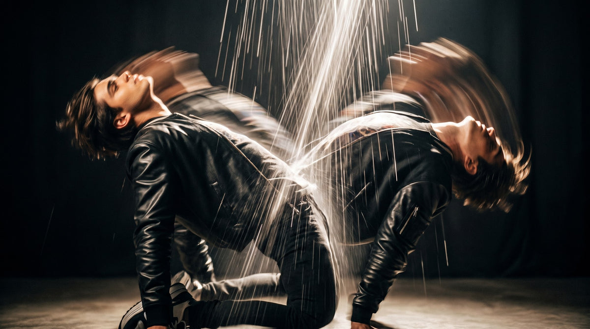 Kinetic Shadow Motion Blur Art Print