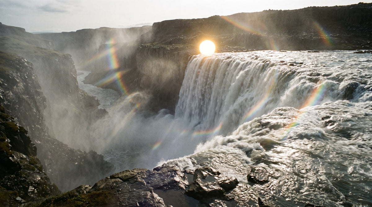 Luminous Elements Waterfall Print