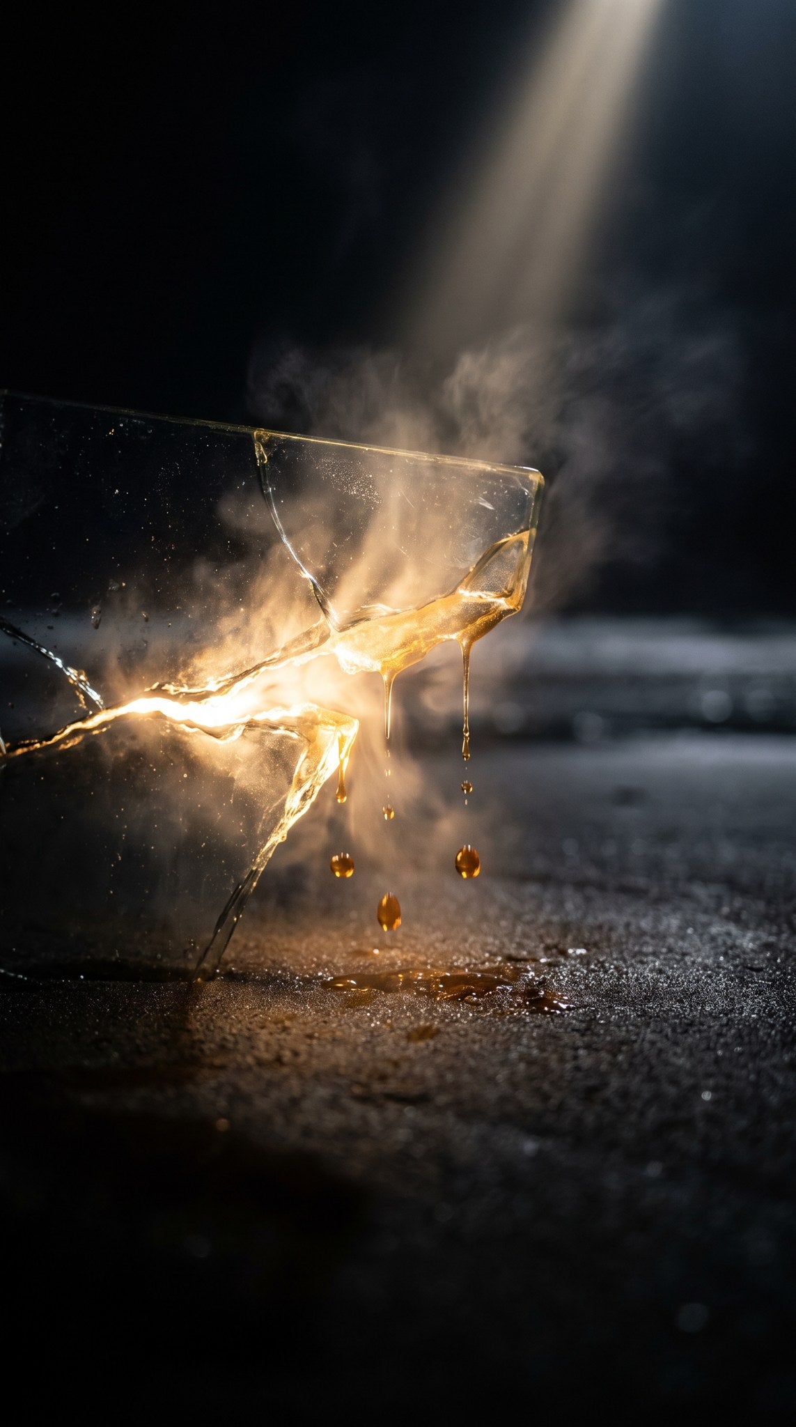 Molten Glass Fracture Fine Art Print