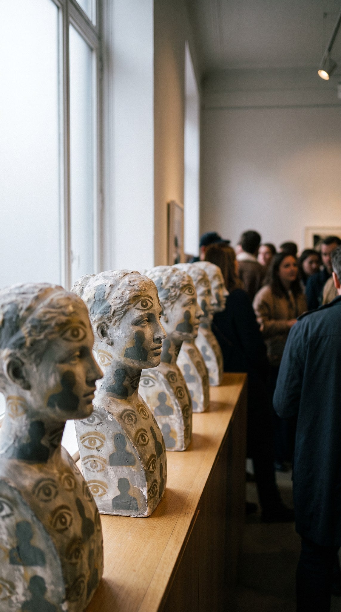 Surreal Classical Busts Gallery Art
