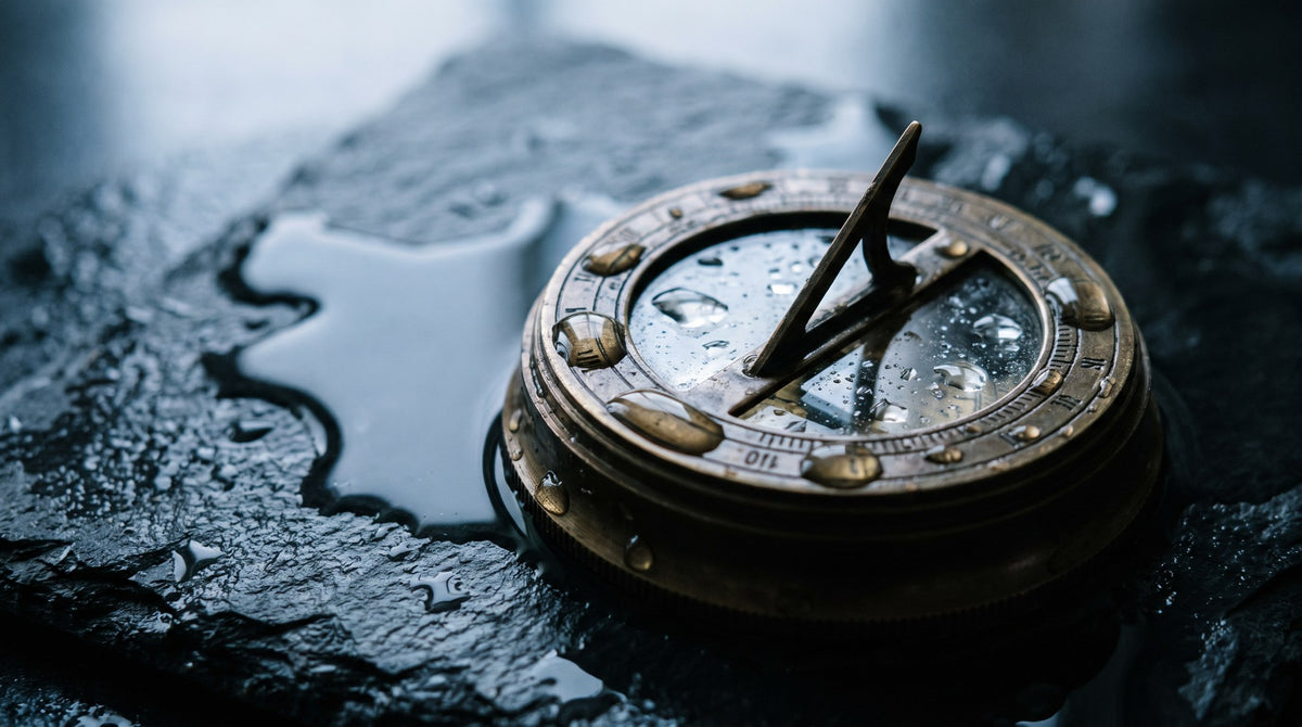 Sundial Relic - Dark Academia Antique Art