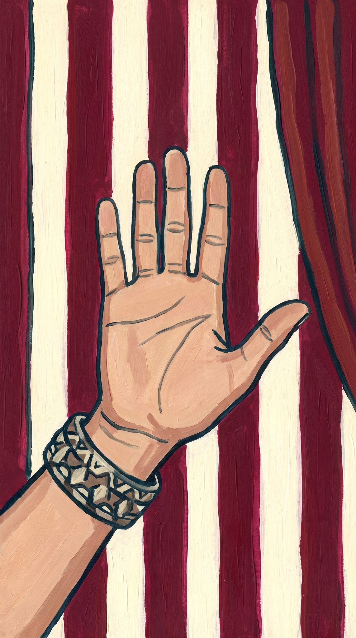 Modernist Redux Hand & Stripes