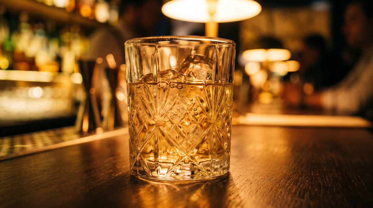 Moody Speakeasy Whiskey Glow Art