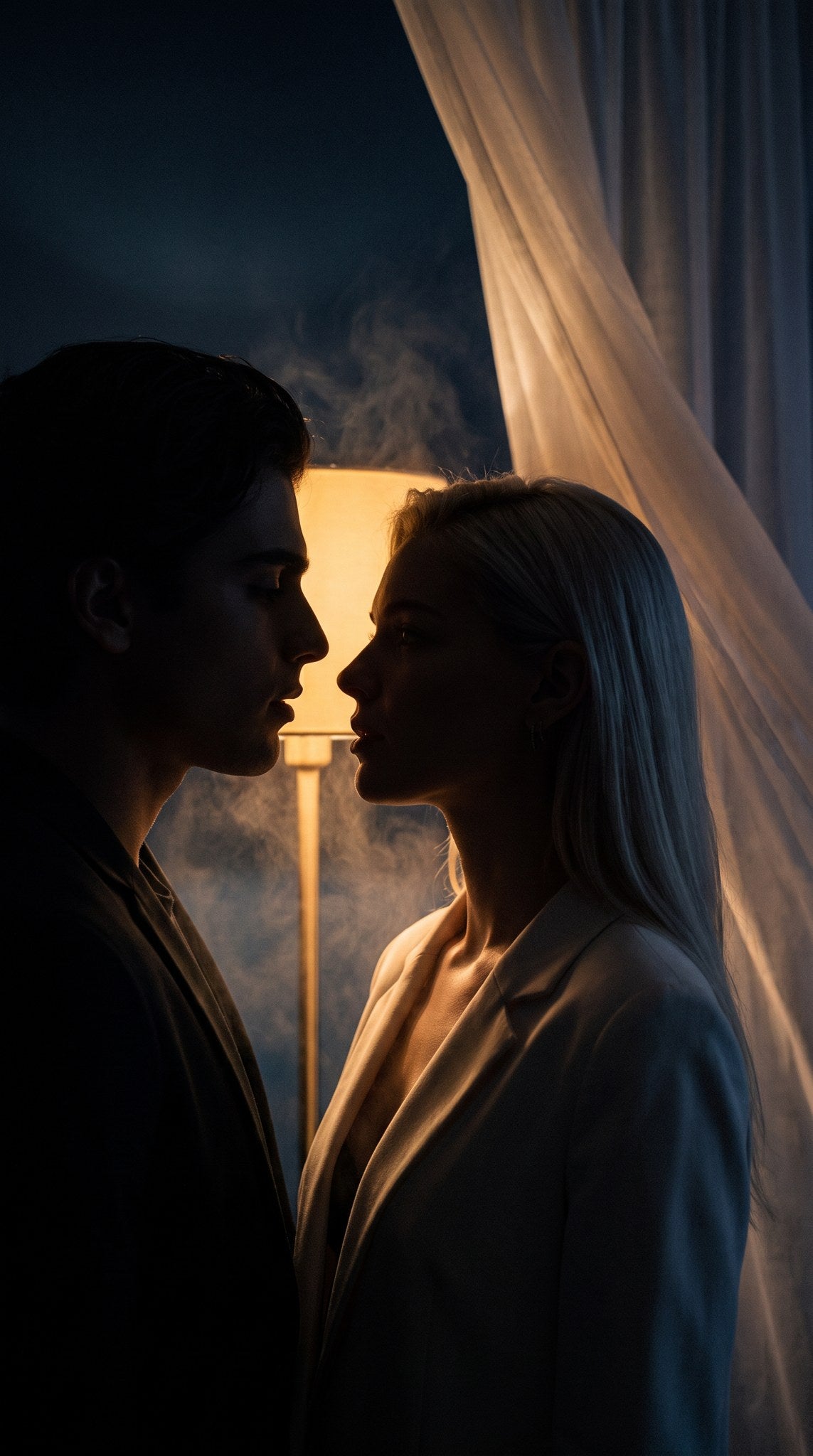 Midnight Whispers - Moody Romantic Art