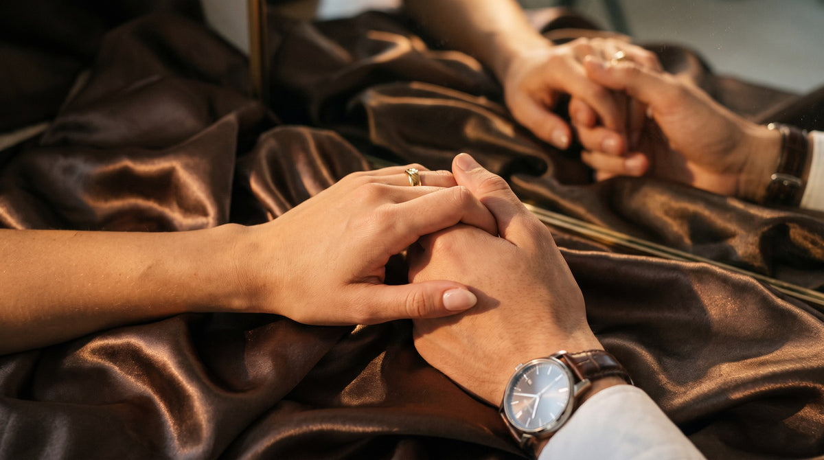 Golden Hour Devotion Hand-Holding Art
