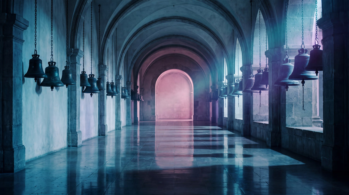Sanctuary Echoes Abbey Cloister Fine Art