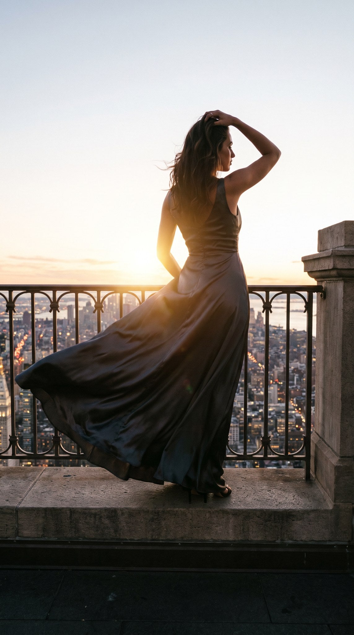 Golden Hour City Elegance Wall Art