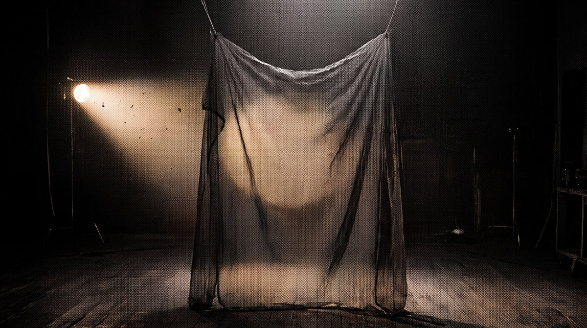 Dramatic Chiaroscuro Veil Fine Art Print