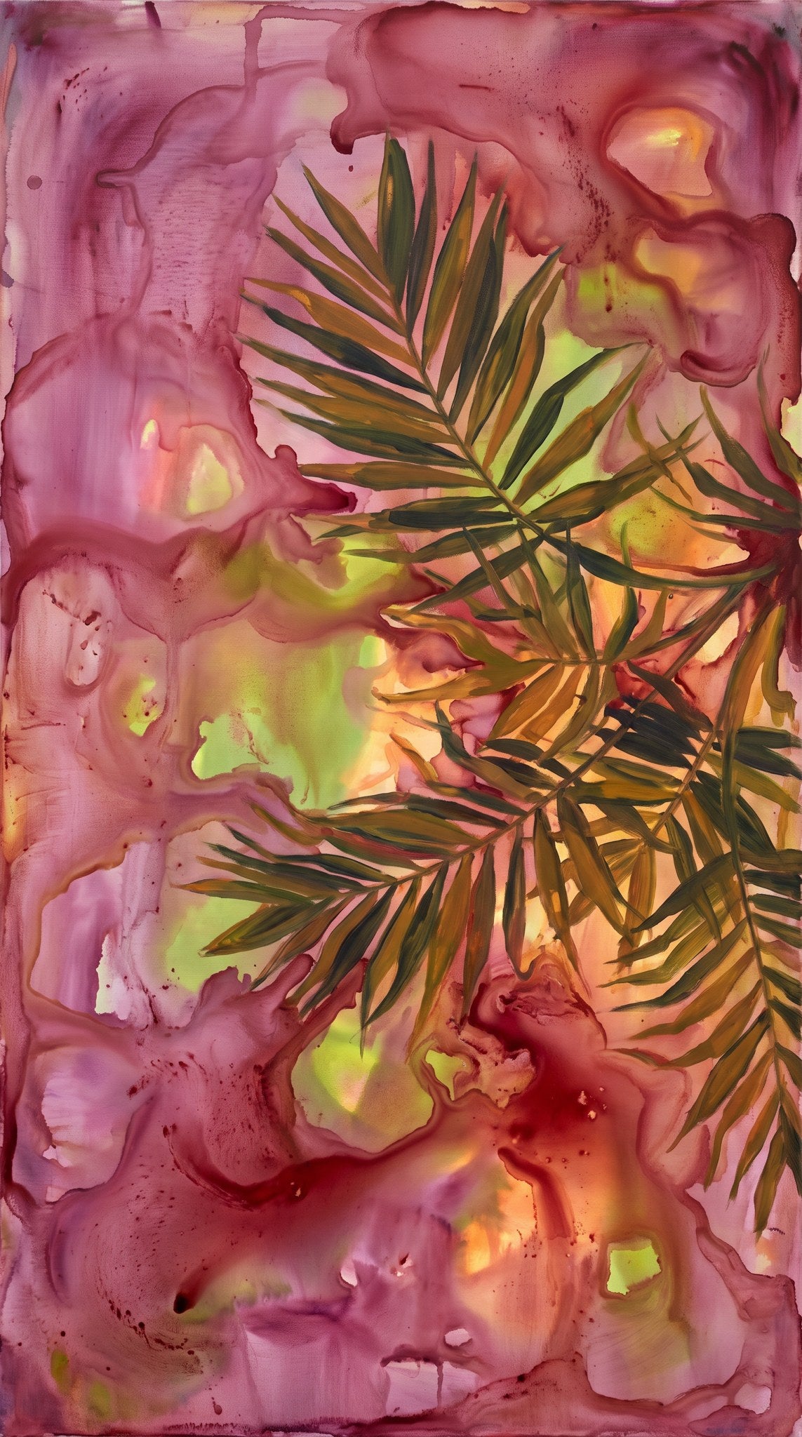 Tropical Palm Inks - Botanical Sunset Glow