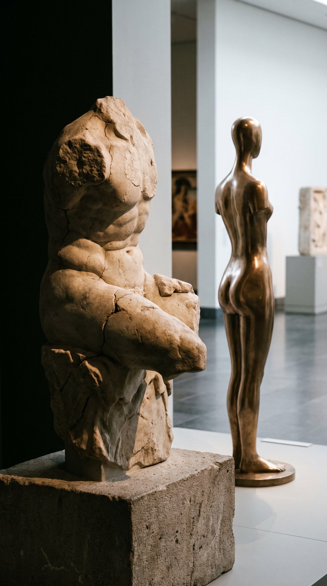 Classical Sculpture Gallery Torso Art