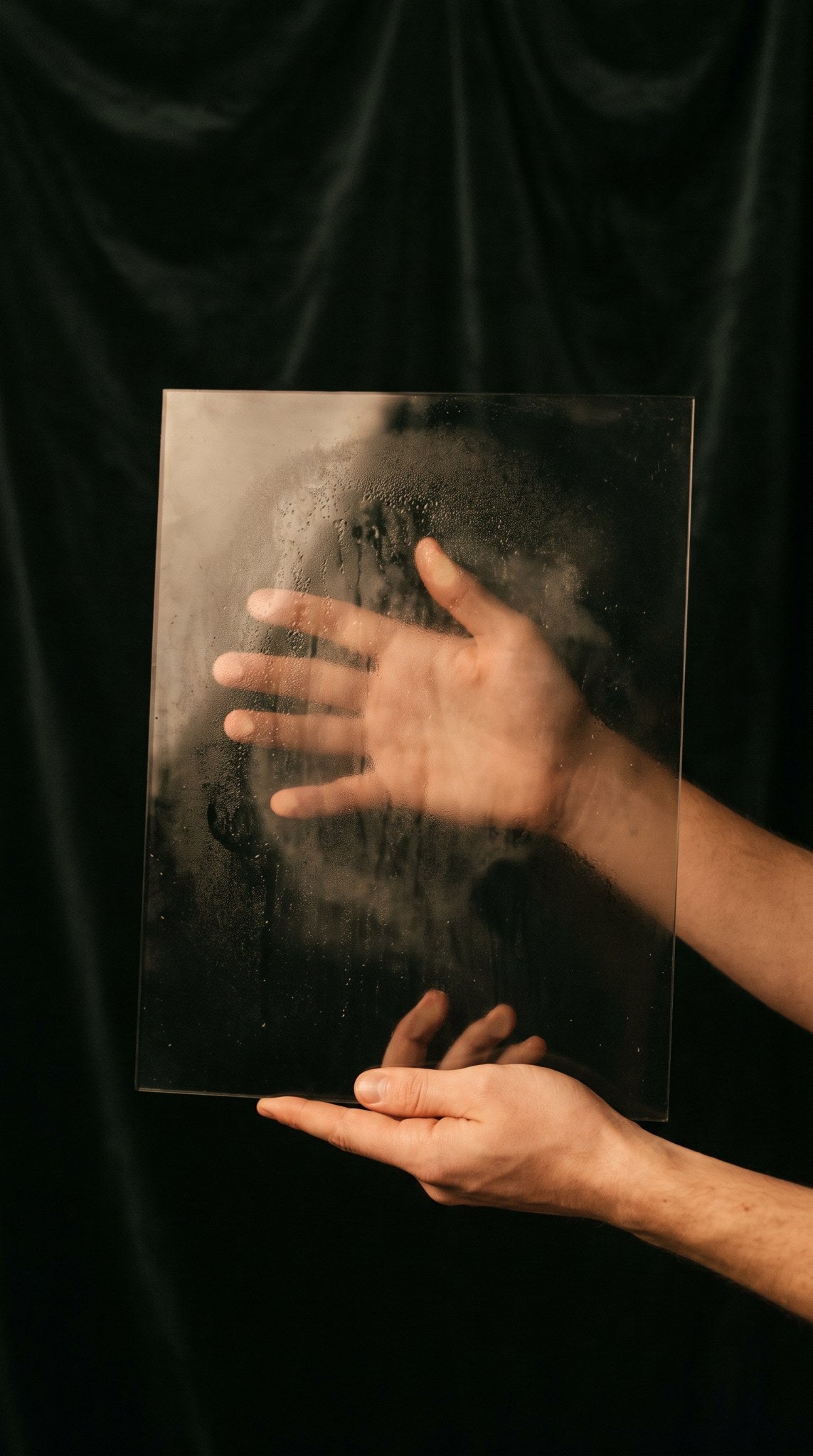 Misty Glass Silhouette Fine Art