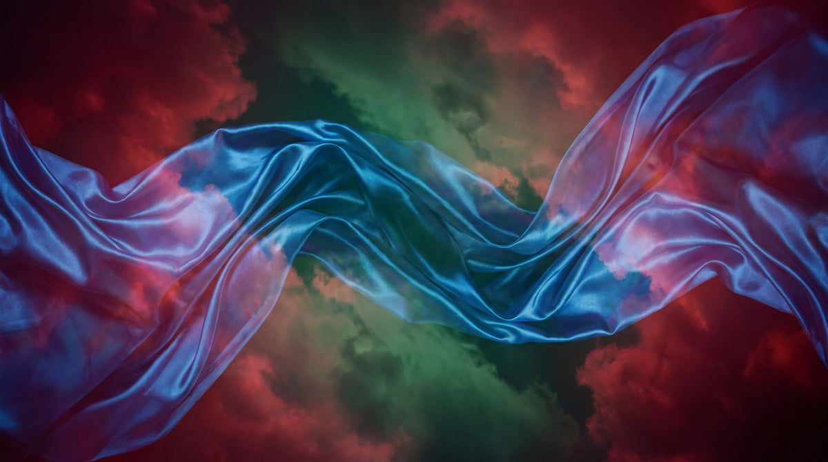 Celestial Silk Waves Cloudscape Art