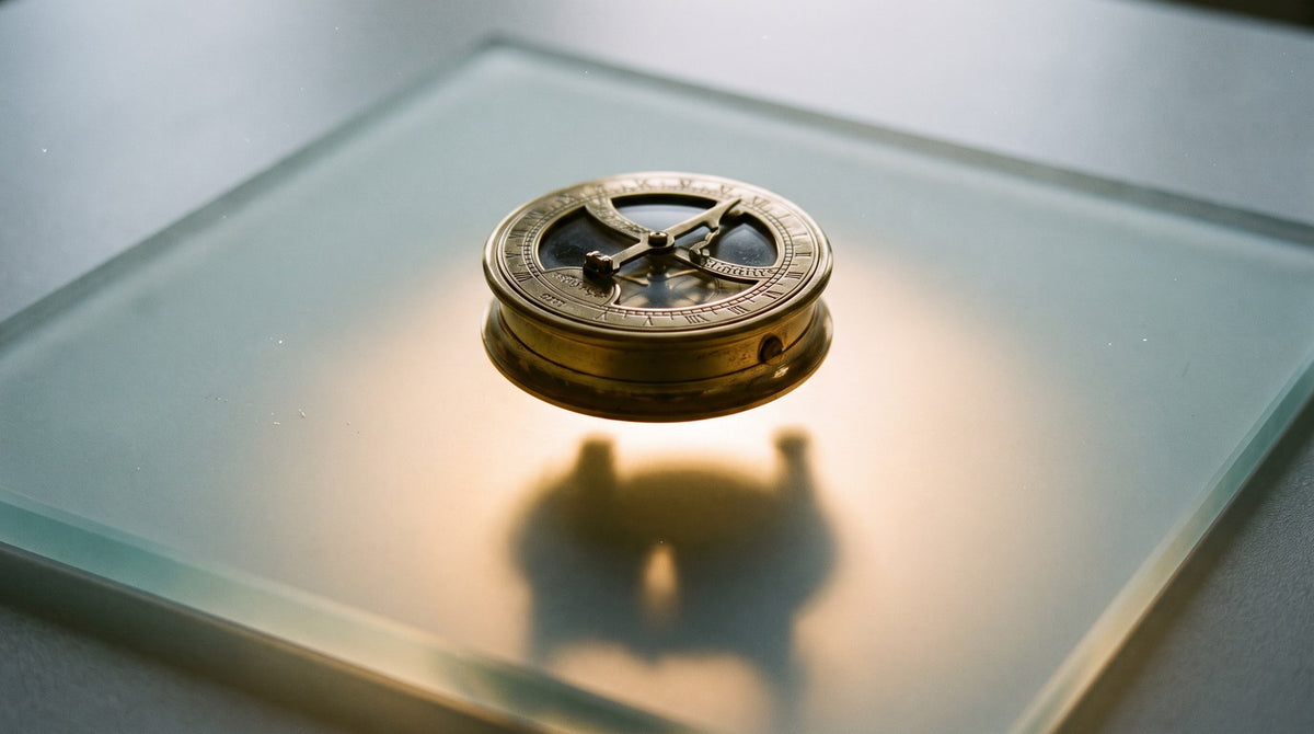 Floating Astrolabe Compass Vintage Art