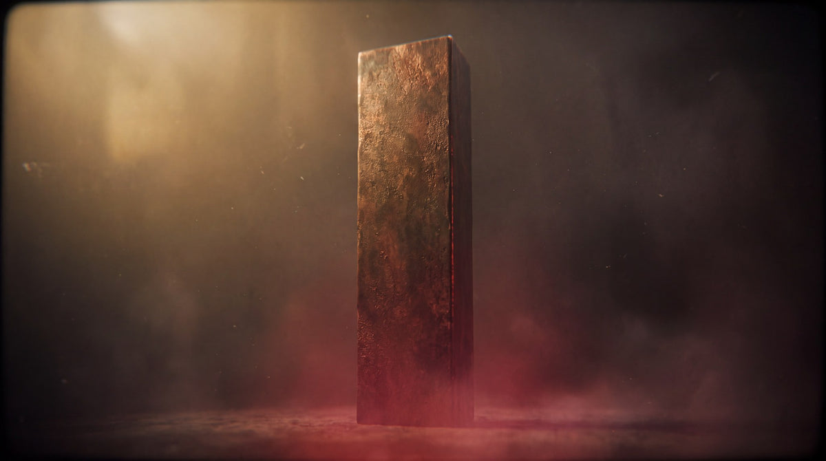 Cosmic Monolith Minimalist Artifact Art