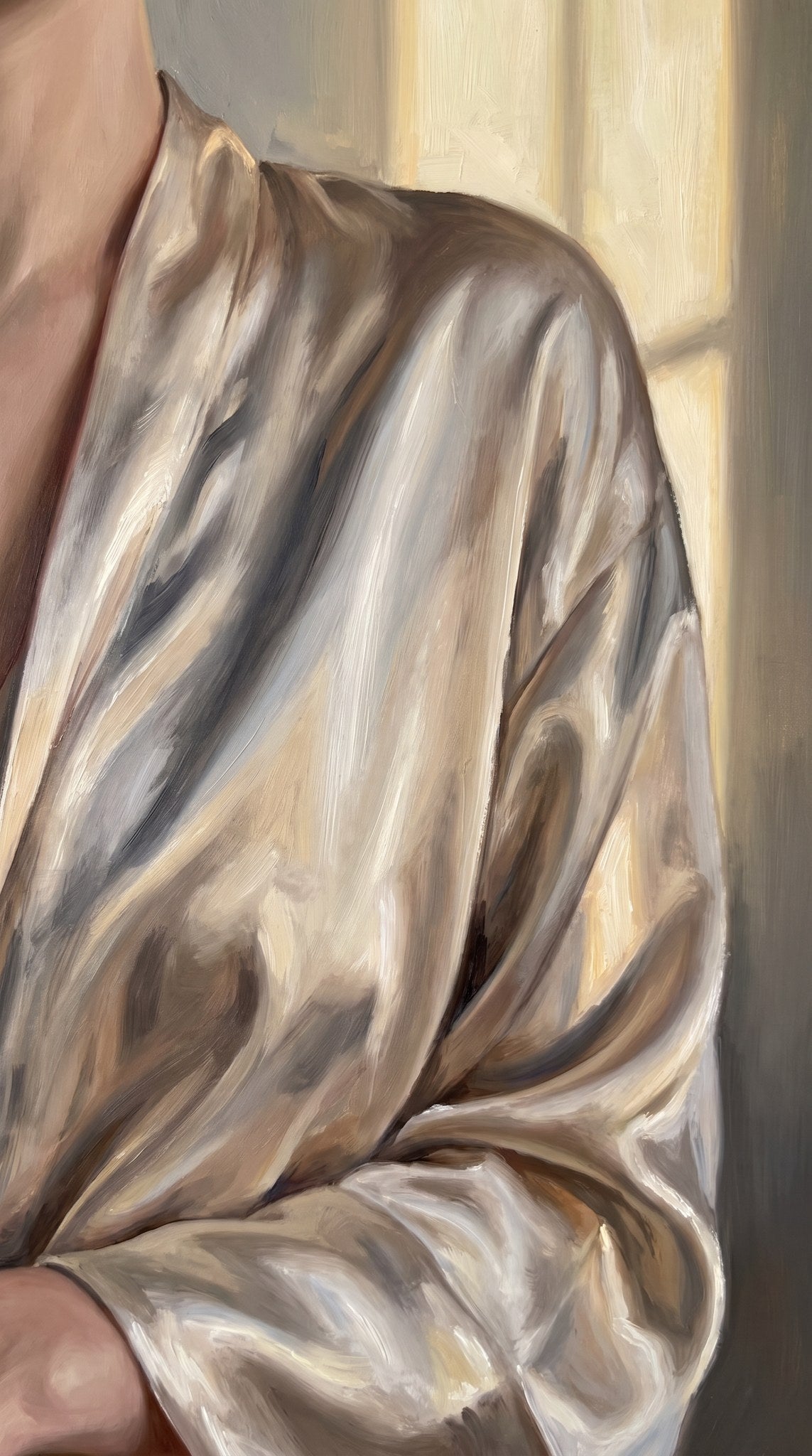 Silk Robe in Morning Light Fine Art Study