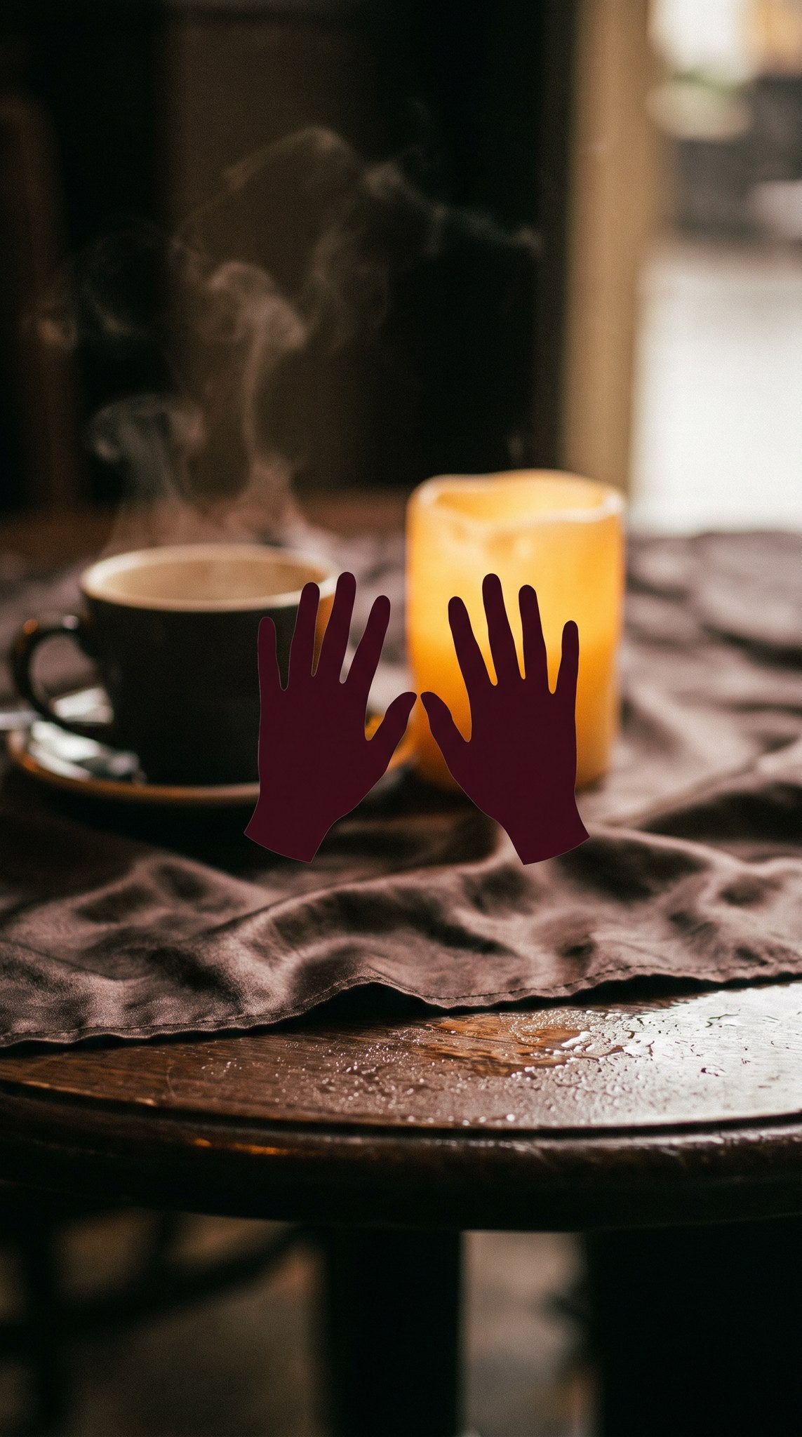 Coffee Solace Dark Academia Aesthetic Art