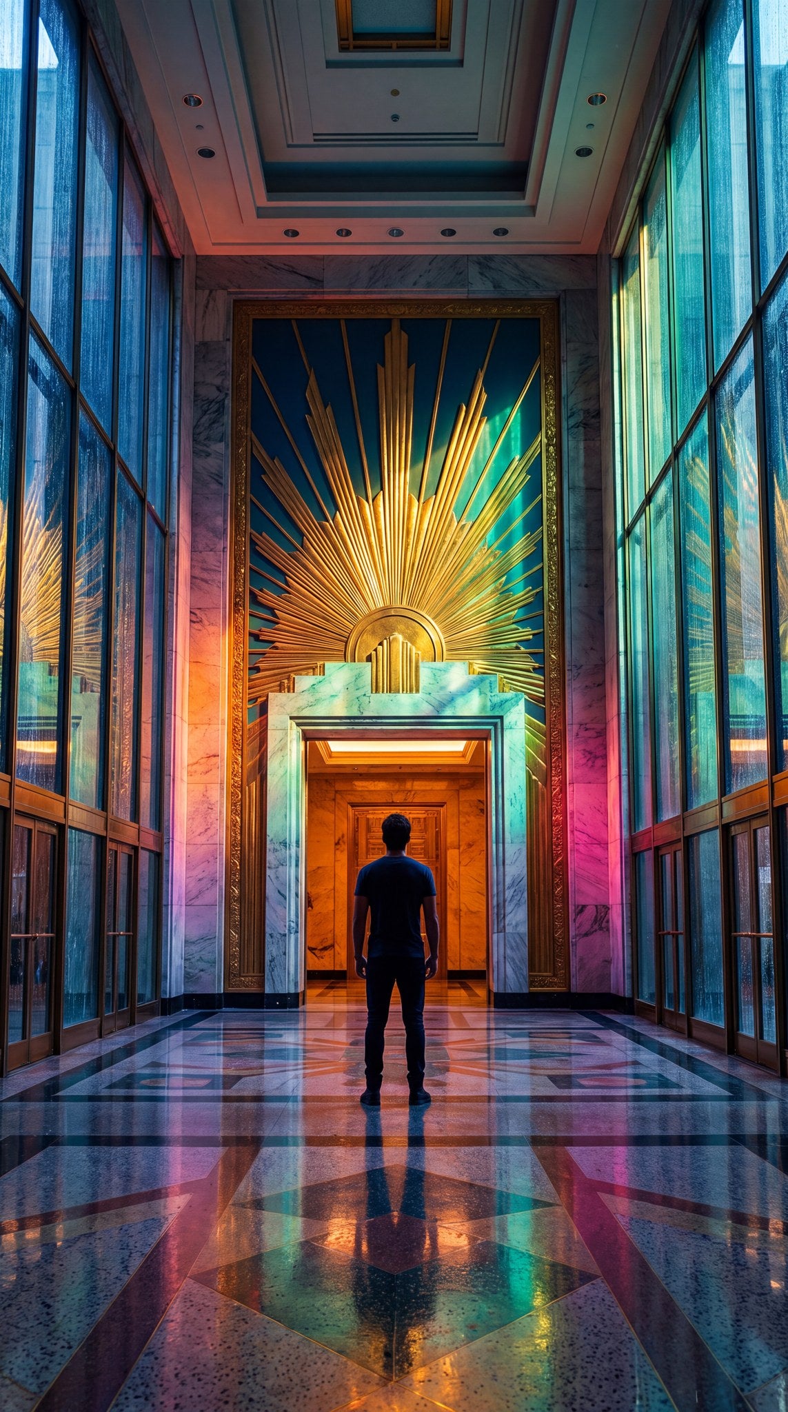 Threshold Visions - Art Deco Portal Art