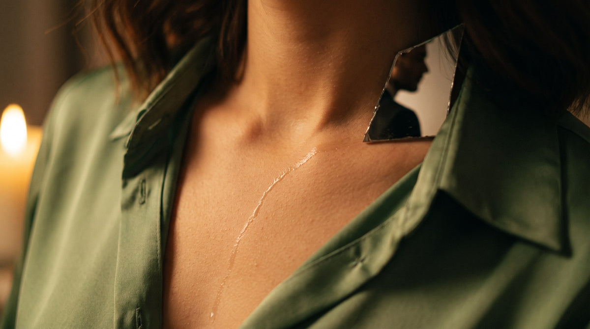 Silent Echoes Sage Green Silk Art