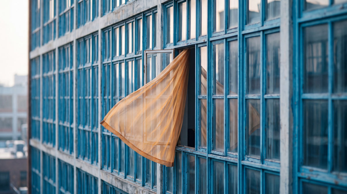 Breezy Loft Window - Urban Pulse Art