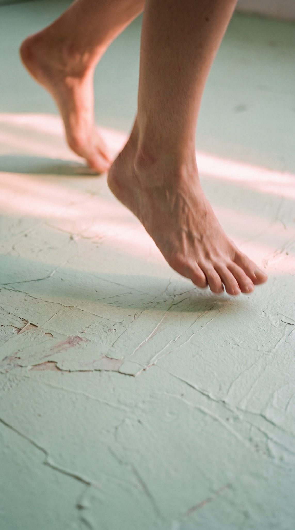 Barefoot Movement in Sunlight