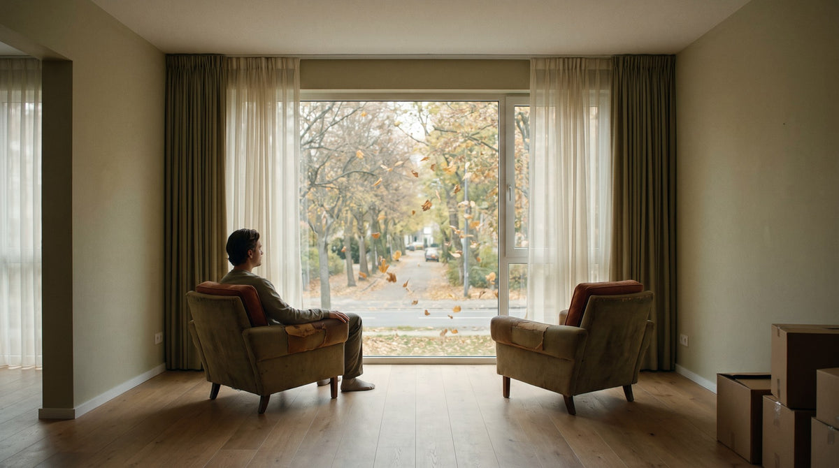 Quiet Transitions Autumn Window Art