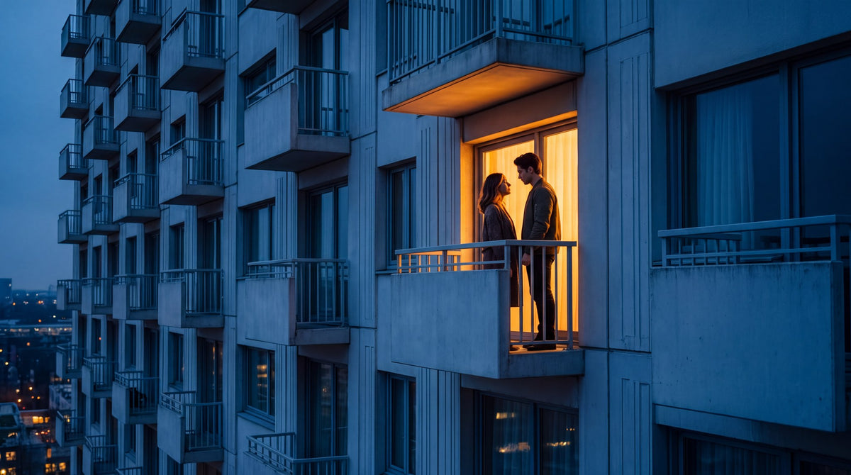 Balcony Lights Nocturne Art