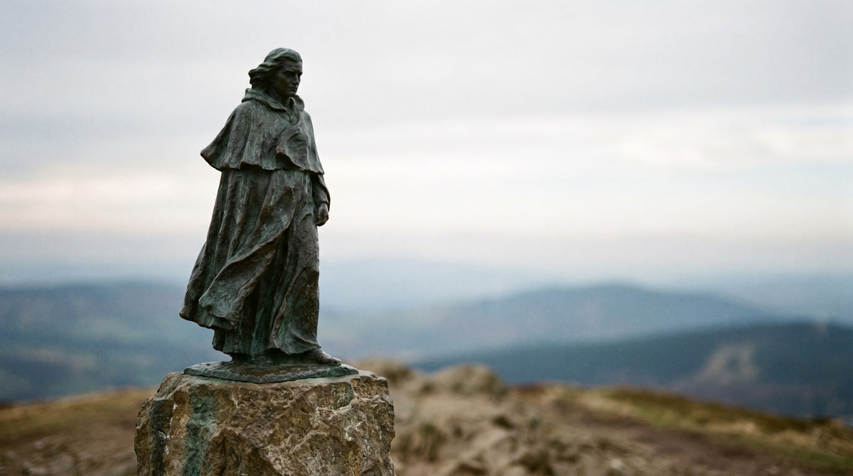 Silent Heights Bronze Solitude Art