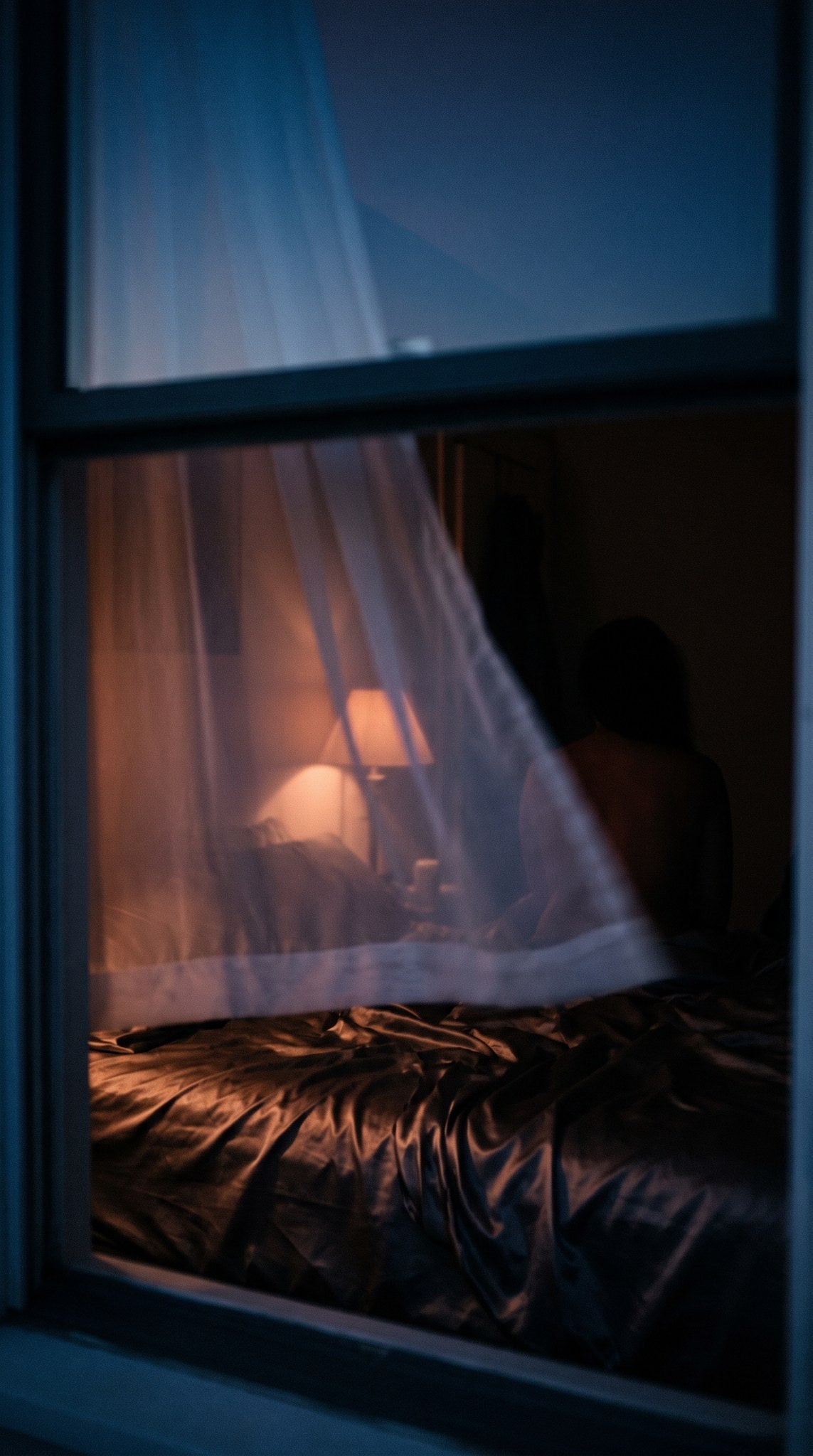Midnight Wind Shadowed Bedroom Art