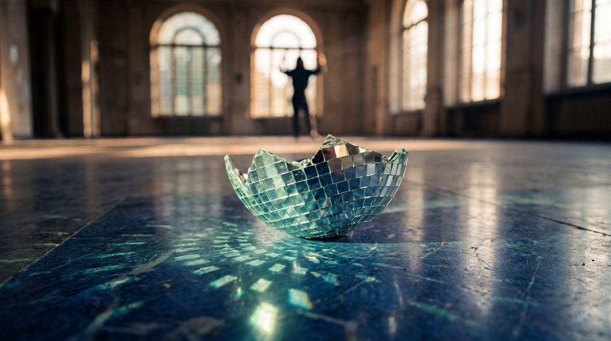 Shattered Disco Reflection Art