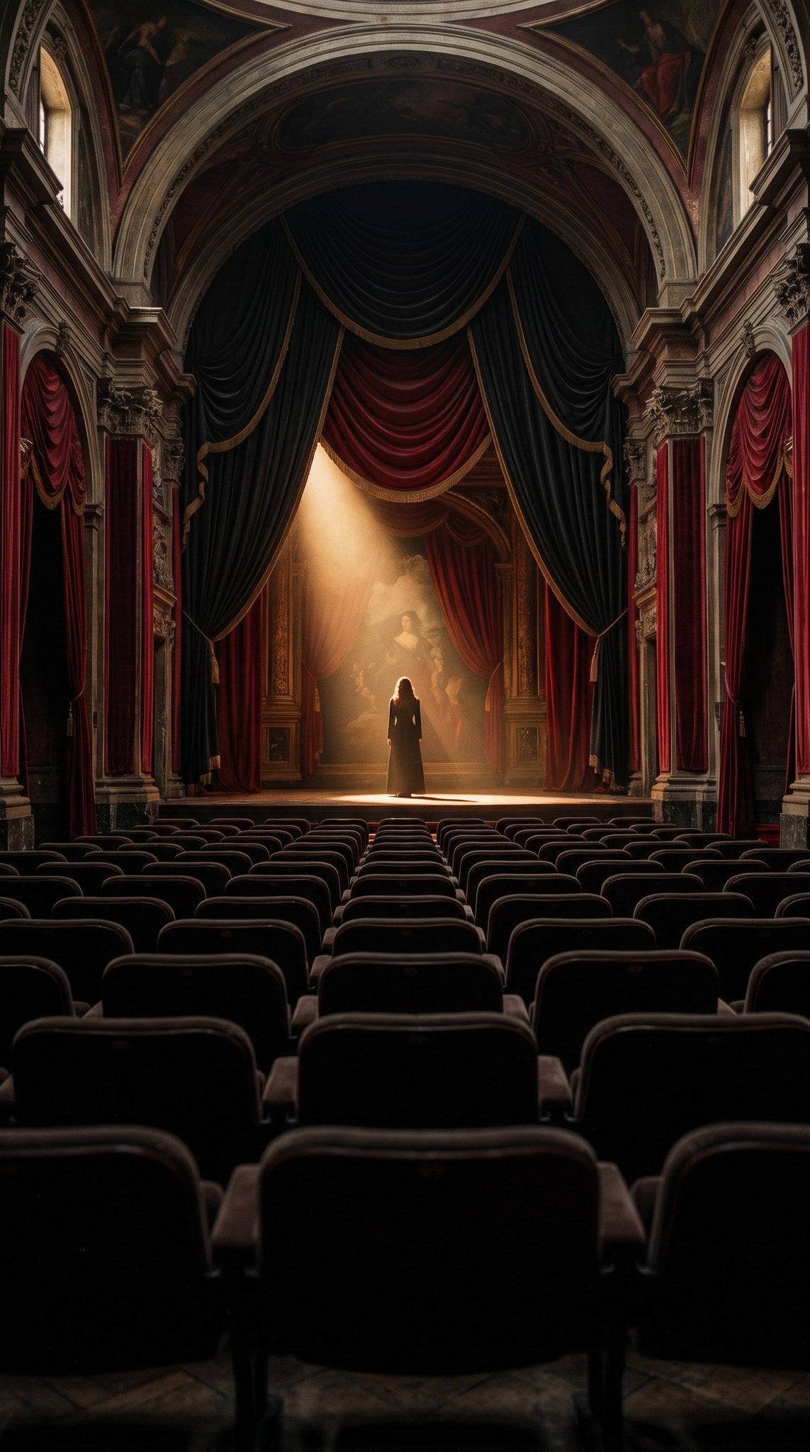 Grand Theater Spotlight Art Print