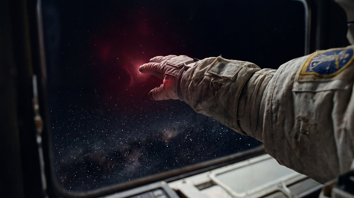 Cosmic Voyager Space Window Art