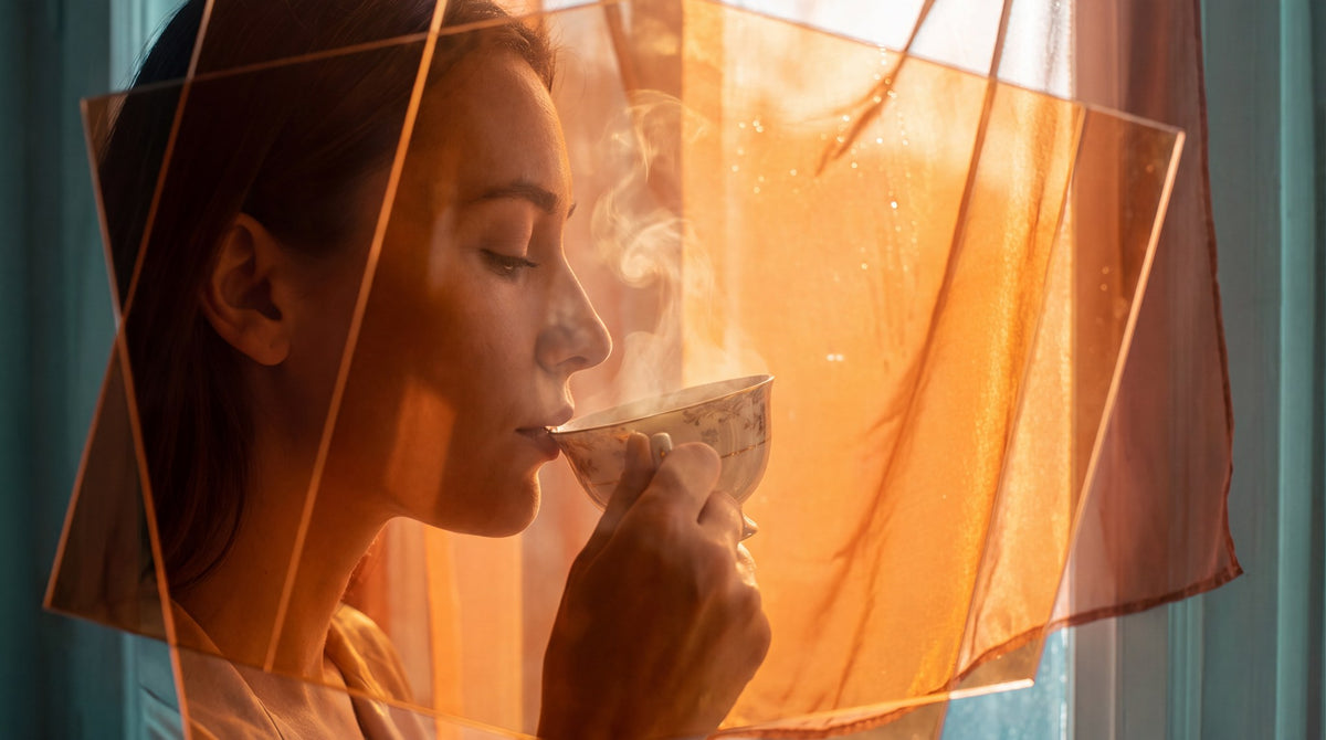 Amber Reverie Morning Tea Artwork