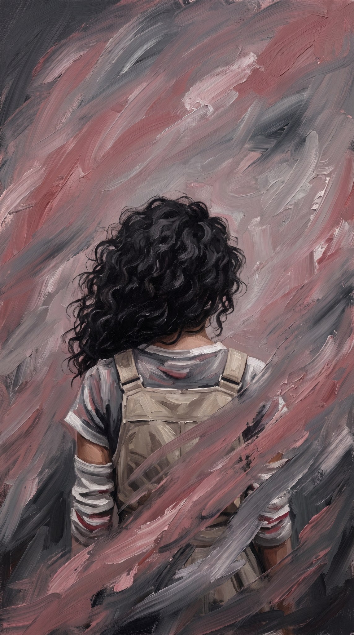 Painterly Introspection Expressive Art