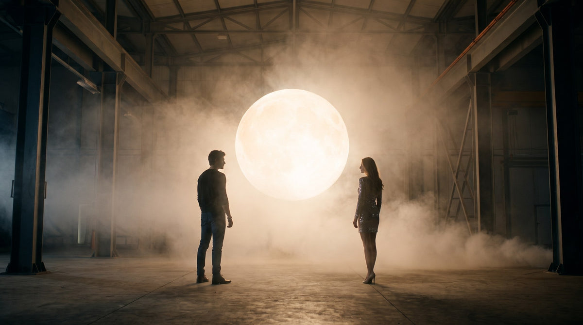 Luminous Nocturne Cinematic Moon Art