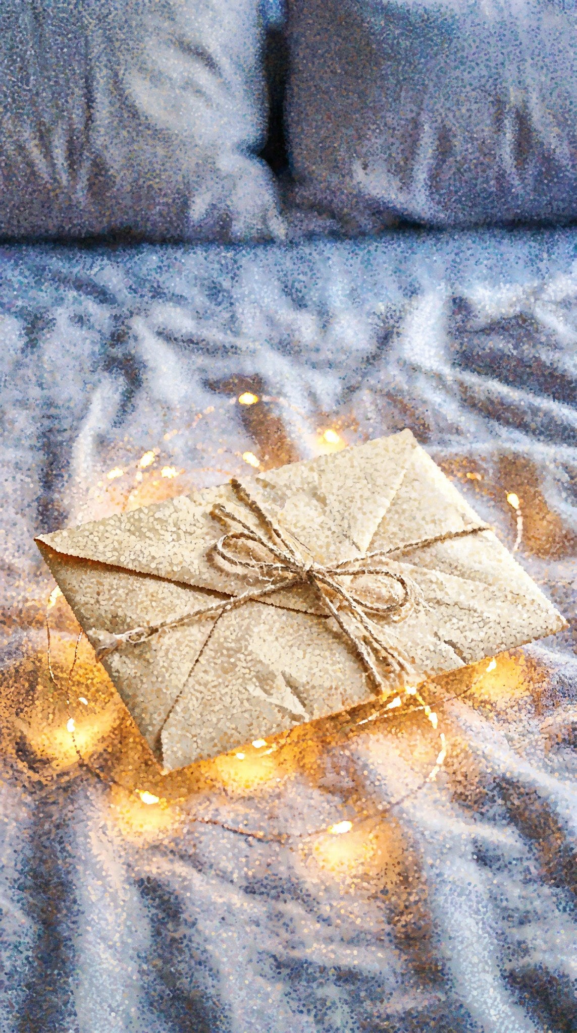 Cozy Twinkle Parcel Art Print