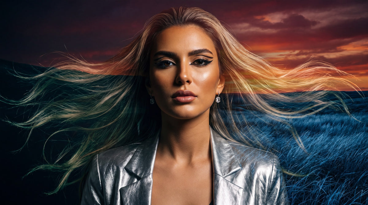 Twilight Silver Muse Editorial Portrait