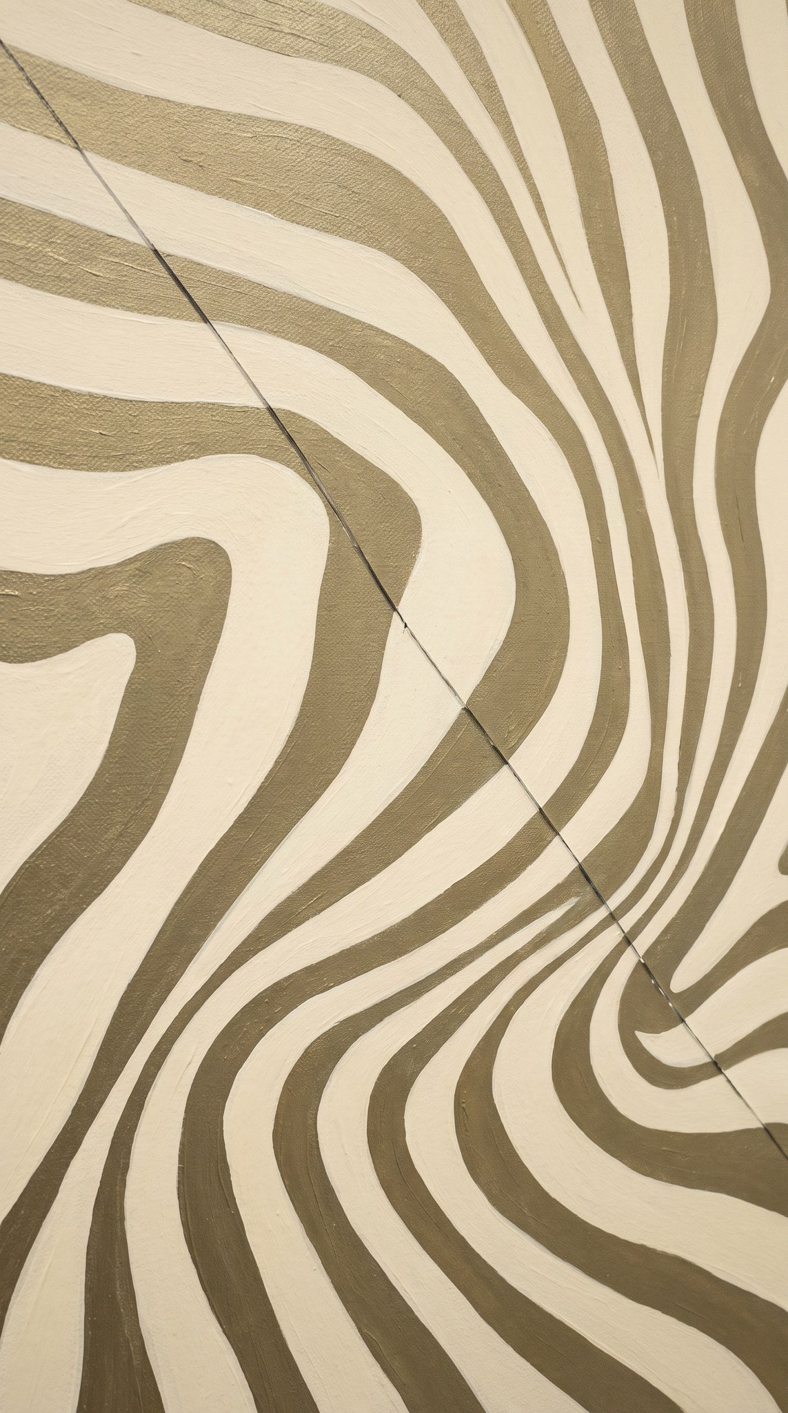 Kinetic Earth Modern Wavy Ribbon Art