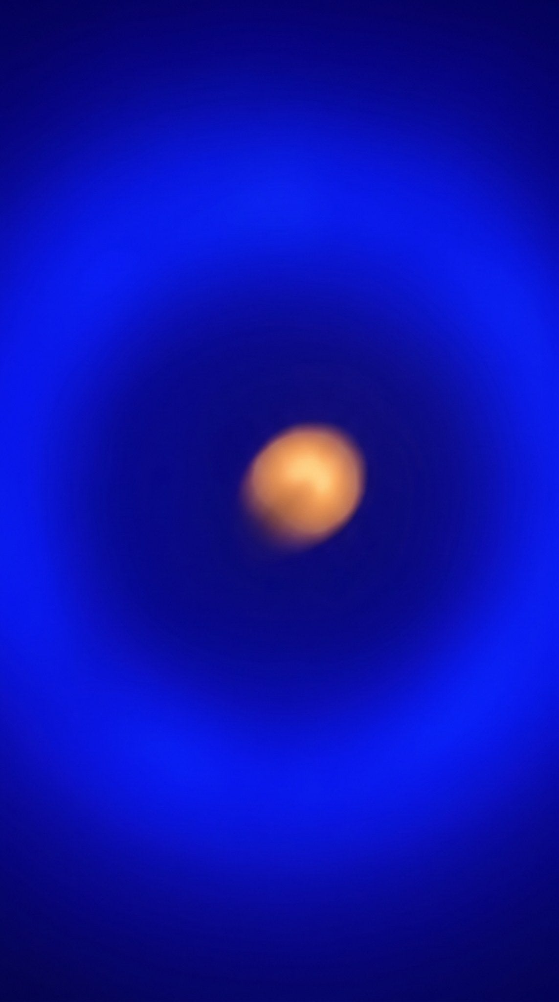 Cobalt Aura Ambient Glow Wall Art