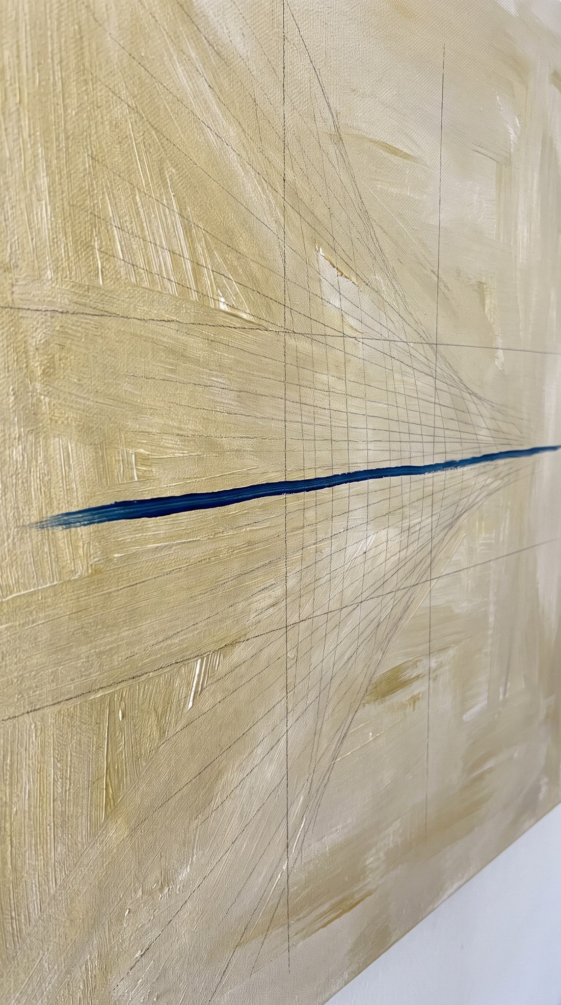 Linear Horizon Abstract Canvas Art