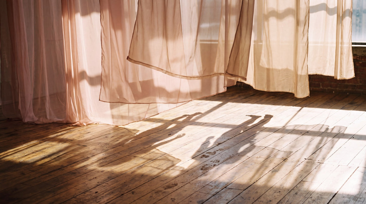 Golden Hour Sheer Studio Shadows Art