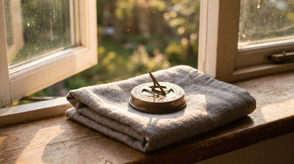 Sundial Window Still Life Fine Art Print