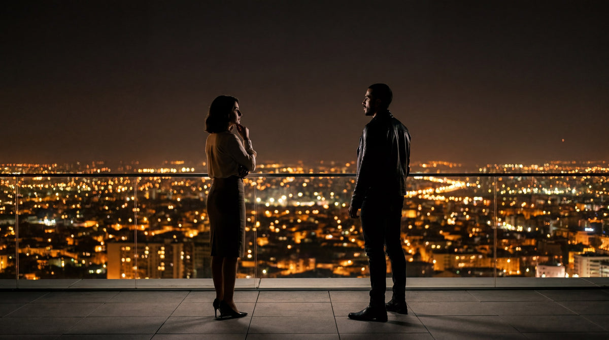 City Lights Skyline Nocturne