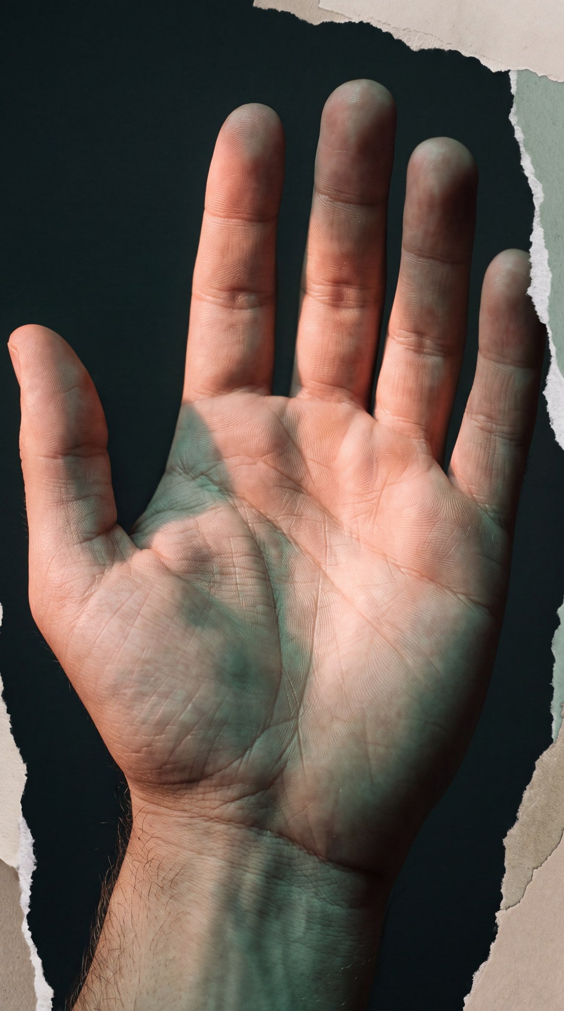 Tension and Form - Palmistry Chiaroscuro Art