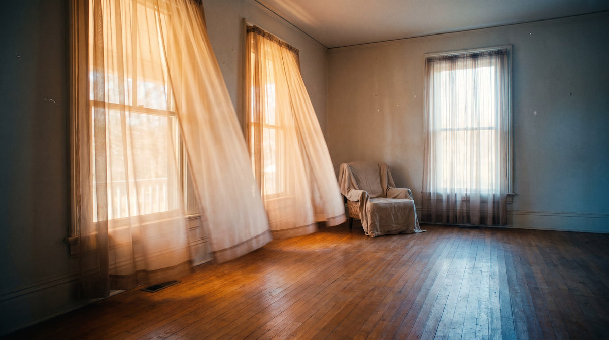 Golden Breeze Sunlit Room Canvas