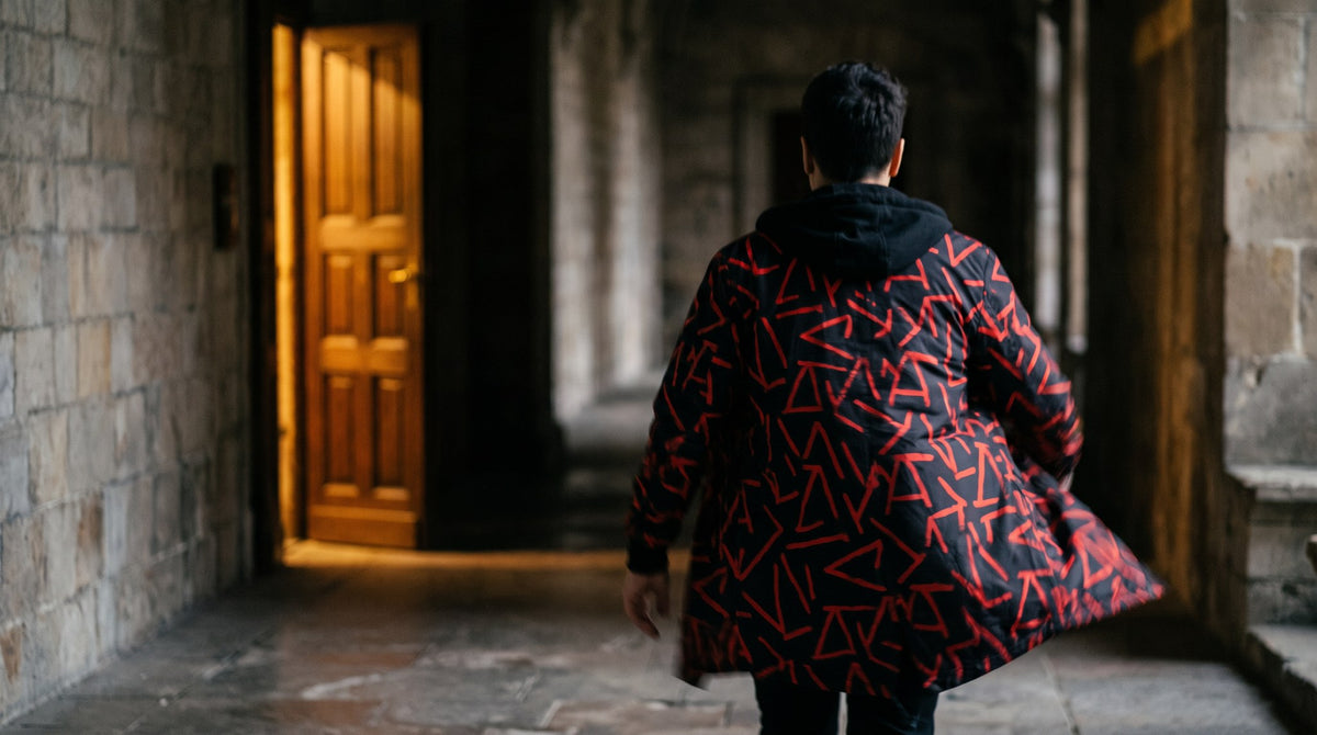 Crimson Corridor Streetwear Art