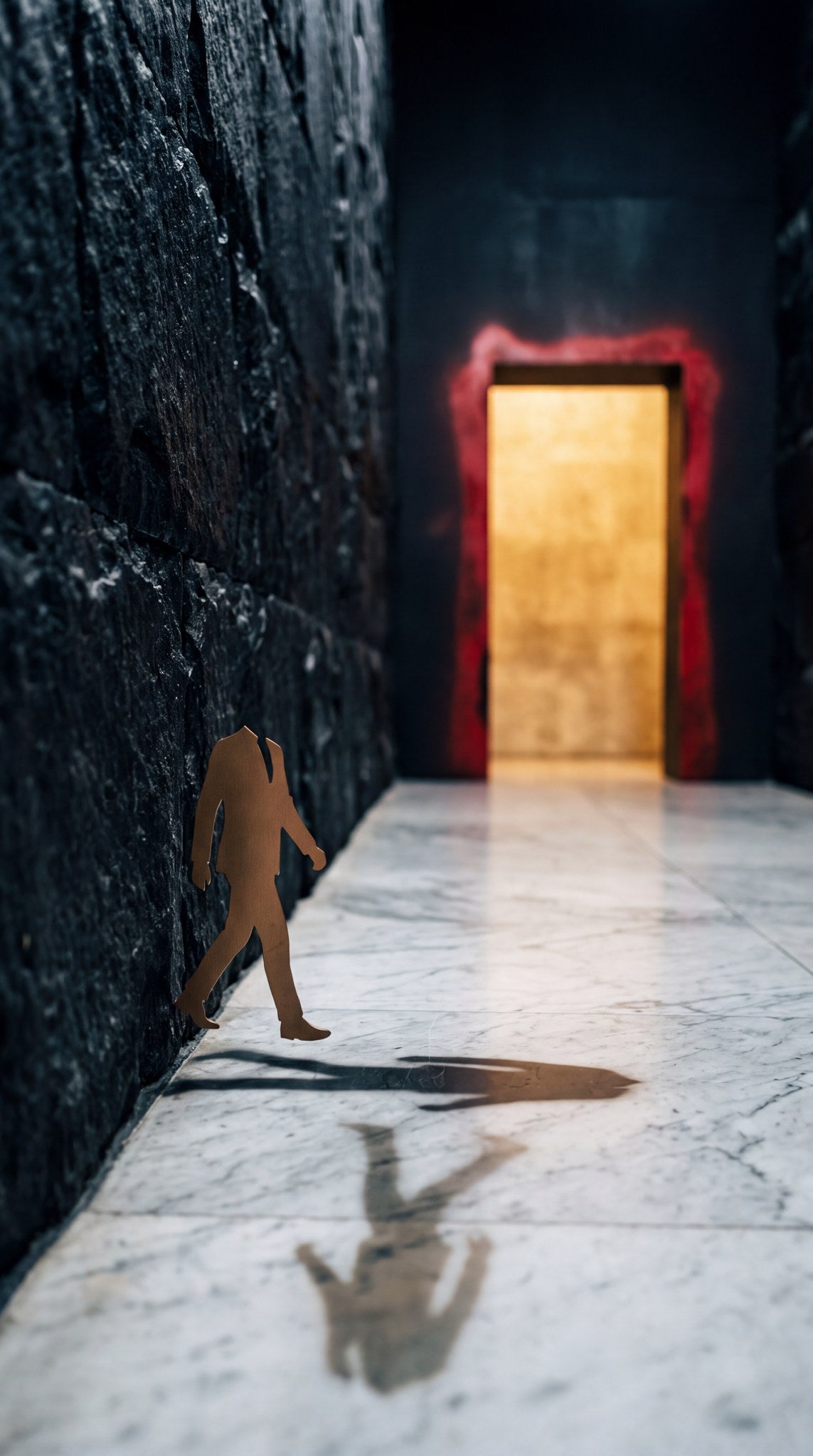 Threshold Visions Noir Corridor Art