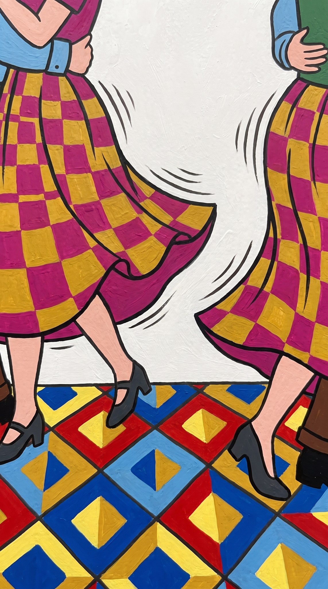 Retro Dance Movement Pop Art