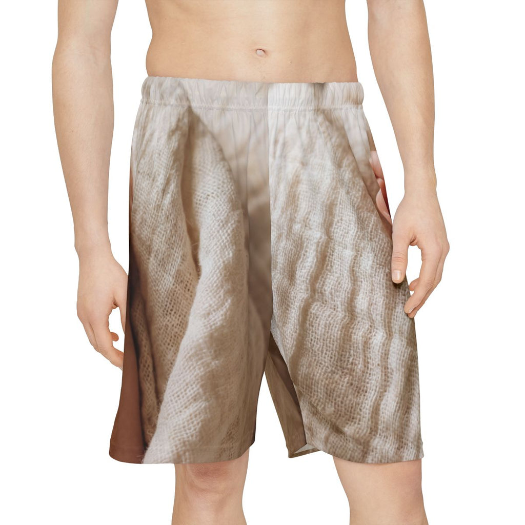 Men's Sports Shorts - Tender Touch Minimalist Baby Art |...