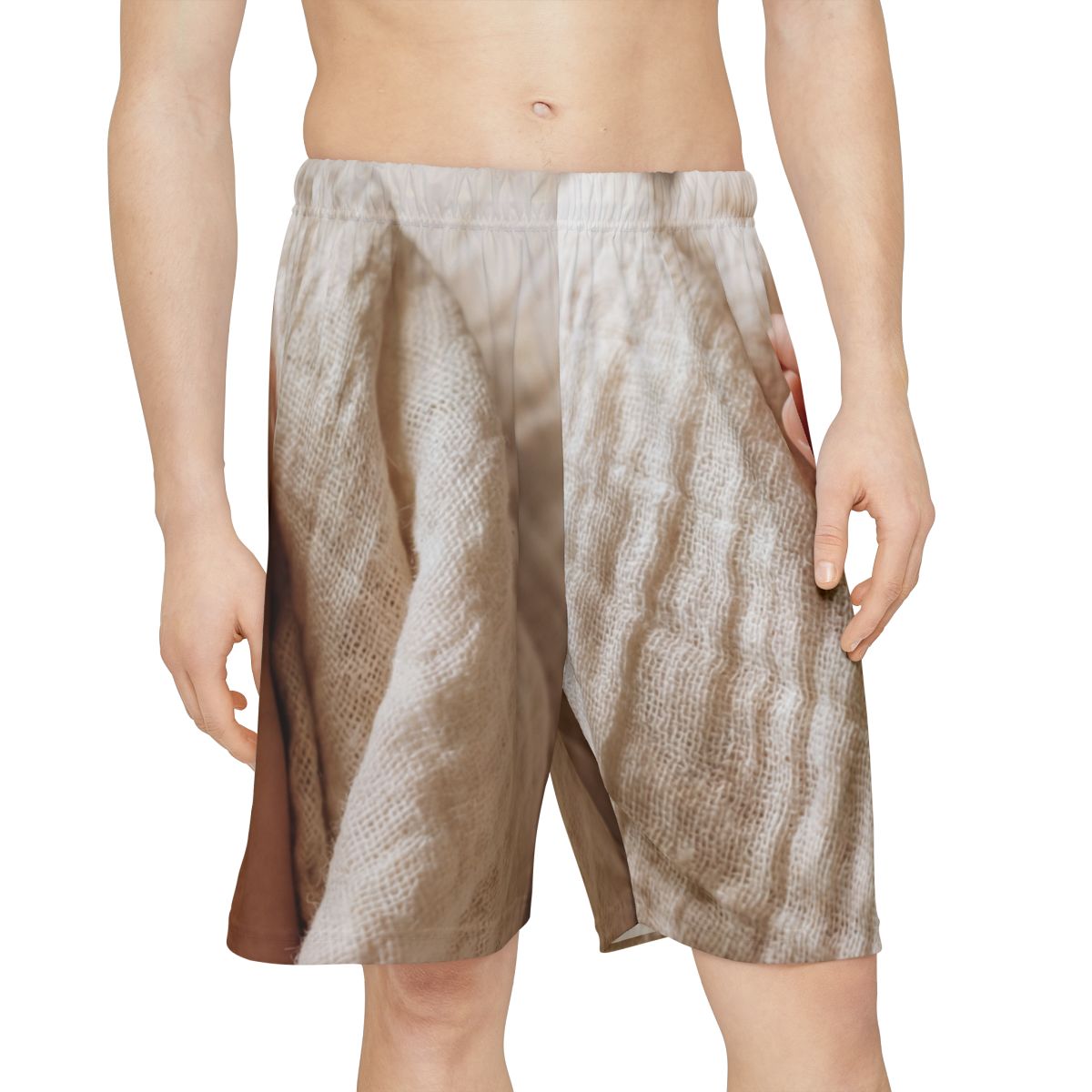 Men's Sports Shorts - Tender Touch Minimalist Baby Art |...